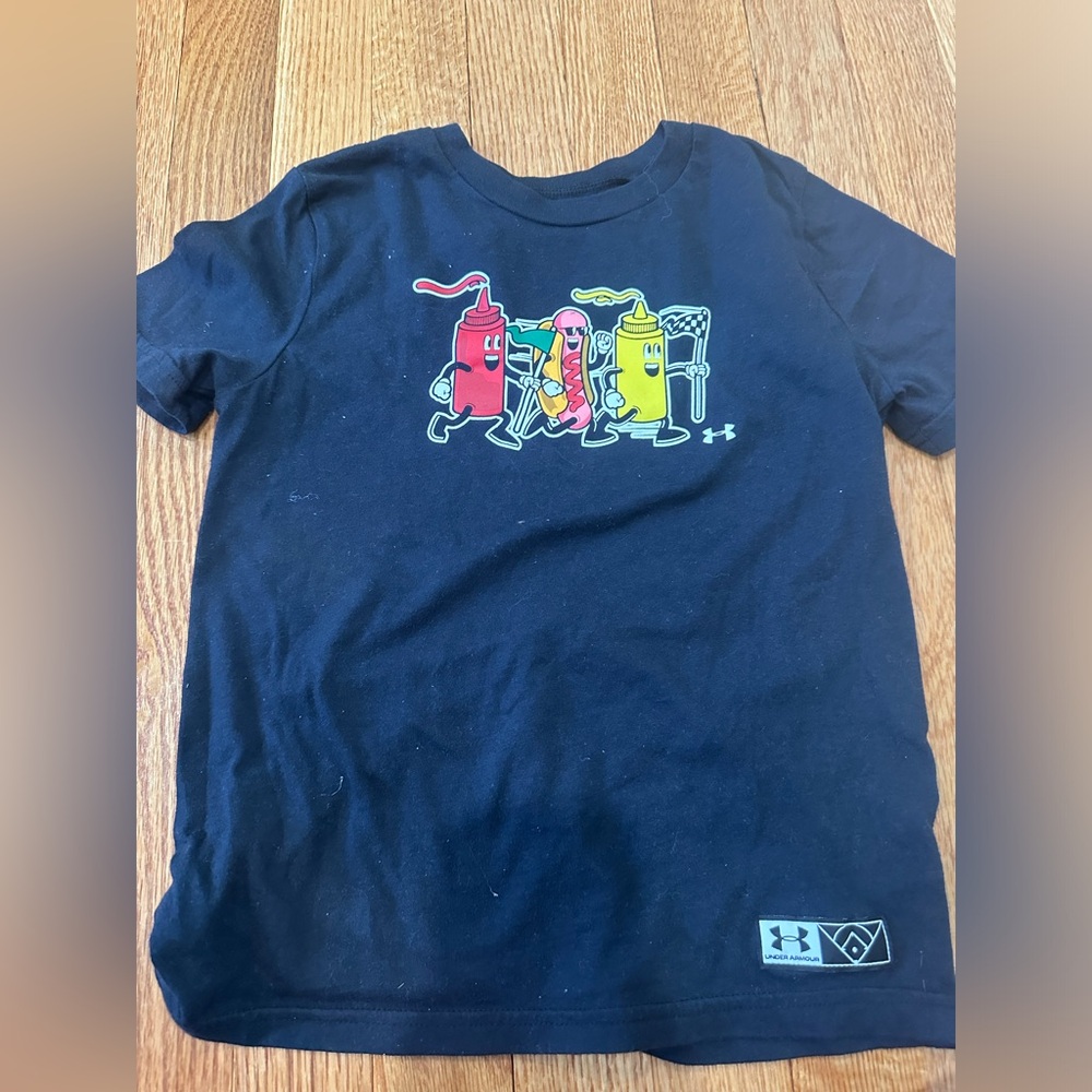 Boys Under Armour BBQ T Shirt XS